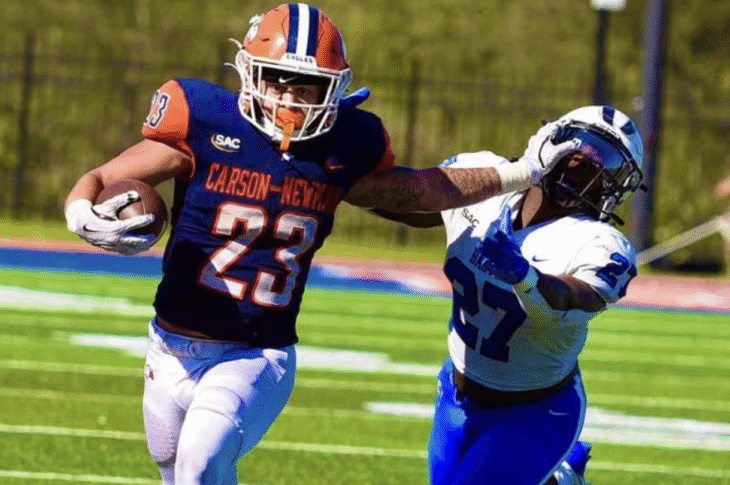 Meet Jayden Sullins, a top RB prospect for the 2026 NFL Draft after an impressive 1,200-yard season at Carson-Newman.